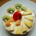 ぴのろぴ☆'s cooksnap of when they made 簡単焼かない♪プリンケーキ♪クリスマス.