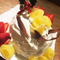 sorahiro's cooksnap of when they made ラブリー♪クリスマスケーキ.