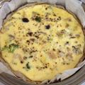konijntjes's cooksnap of when they made フライパンで作る★キッシュロレーヌ.