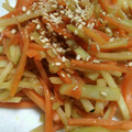 Jyohana's cooksnap of when they made 大根の皮と人参のきんぴら★.