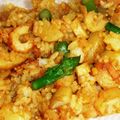 ＊まめゴマ＊'s cooksnap of when they made 簡単ランチ☆カレーチャーハン☆.