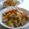nasubeam's cooksnap of when they made 野菜炒め〜ゴママヨ醤油で.