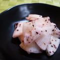 ＠LECHE's cooksnap of when they made ゆかり香る♪ほんのりピンク大根の漬け物.