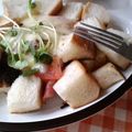 NAGANO久留米's cooksnap of when they made トマトとベーコンエッグパンサラダ.