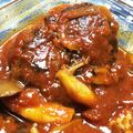0409hanako's cooksnap of when they made 簡単☆煮込みハンバーグ.
