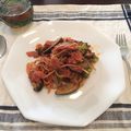 かな＊良い家探し中's cooksnap of when they made フライパンで簡単！ナスのトマトパスタ♪.