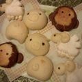momokuche's cooksnap of when they made 黒ブタ＆白ブタのリングチョコパン.