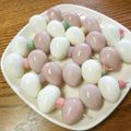 keichoro's cooksnap of when they made おせちに彩り紅白たまご.
