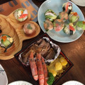 ダサコ's cooksnap of when they made ハートが可愛い♡簡単生ハム手まり寿司♪.