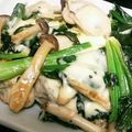 愛しのトゥルビヨン's cooksnap of when they made 牡蠣とほうれん草のチーズ焼き.