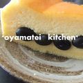 おやま亭's cooksnap of when they made ニューヨークチーズケーキ　黒豆入り.