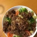 ヘルシーみちこ's cooksnap of when they made ドレッシングが美味しい！牛肉サラダ.