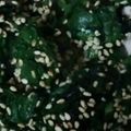 ma___111's cooksnap of when they made にらのゴマ海苔あえ.
