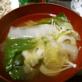 ☆のっつ☆'s cooksnap of when they made 白菜とかまぼこのお吸い物.