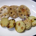めけてー's cooksnap of when they made ♪れんこんのにんにく炒め♪.