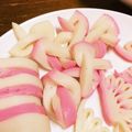 panm's cooksnap of when they made かまぼこの飾り切り.