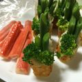 クックFQPJIN☆'s cooksnap of when they made 竹輪で門松作っちゃいました＊おせちに.
