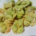 tukurou55's cooksnap of when they made イチオシ★そら豆とトウモロコシの天ぷら.