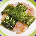 女帝蜂蜜✨料理研究所's cooksnap of when they made ワッフルメーカーで！焼きおにぎり。.