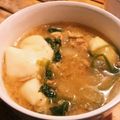 dokudanjou's cooksnap of when they made 簡単コク旨＊ピリ辛ゴマ味噌汁.