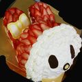 Yukari★H's cooksnap of when they made マイメロのデコレーションケーキ♪.