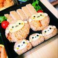 AyakoOOOOO's cooksnap of when they made 簡単～おさるのおにぎり♪.