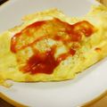 チヒナコ's cooksnap of when they made ５分で出来る☆レンジで簡単オムライス.