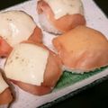 ゆたゆた子's cooksnap of when they made 生ハムとチーズのてまり寿司.
