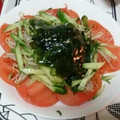 hozunyam's cooksnap of when they made 俺流！もやしとワカメの中華風サラダ.
