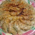たけひろ0715's cooksnap of when they made 黒コゲ生焼け無し☆簡単パリパリ餃子の羽根.