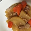 菜鳳子's cooksnap of when they made 大根・人参・豚ばら肉の煮物.