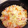 RYO918's cooksnap of when they made はなまる優勝レシピ　キャベツ炊き込みご飯.