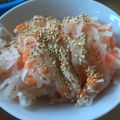 MeinSTL's cooksnap of when they made ☆お節☆紅白なます(子供向け).