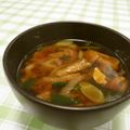 赤い電話's cooksnap of when they made ごま油で美味しくなる味噌汁.