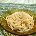 赤い電話's cooksnap of when they made 付け合わせに☆超簡単こぶ茶deパスタ♪.