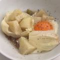 ラクラクダ's cooksnap of when they made 玉ねぎポテトの落とし卵スープ.
