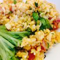 くみっくぅ☆'s cooksnap of when they made 豚キムチ・レタスチャーハン.