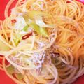 mofuo's cooksnap of when they made しらすと長ネギのペペロンチーノ.