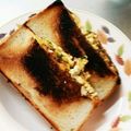 めいまーる's cooksnap of when they made フライパンで千切りキャベツのホットサンド.