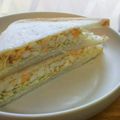 しじみごはん's cooksnap of when they made 昔ながらのタマゴサンド.