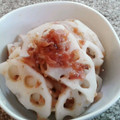 PARNELL's cooksnap of when they made 蓮根の梅おかか和え.