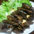 かぼす１２３'s cooksnap of when they made ジビエ料理　鹿背ロースステーキ.