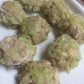 レーラ17's cooksnap of when they made 電子レンジで！ジューシーキャベツ肉団子.