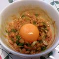 tamotan∞'s cooksnap of when they made 納豆のすゝめ其ノ伍(ユッケ風).