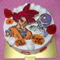 Yum10's cooksnap of when they made 誕生日ケーキ☆ドラゴンボール☆デコチョコ.