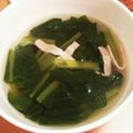 シナモシナモ's cooksnap of when they made ＊ほうれん草とベーコンのスープ＊.