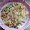 みゃじま's cooksnap of when they made ☆春色♪3色チャーハン☆.