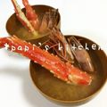 papikun's cooksnap of when they made エビやカニを食べた後の味噌汁＾＾.