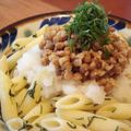 みやこじか's cooksnap of when they made くるみ納豆♡おろし冷製パスタ.