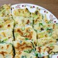 cjnao's cooksnap of when they made 超簡単！モチモチネギ焼き～チヂミ風～.